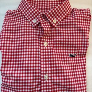 Vineyard Vines Performance Shirt in classic red gingham